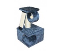 Cat tree 30x30x52cm - dark blue