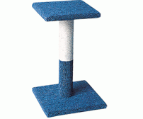 Cat scratcher 35x35x44cm - royal blue