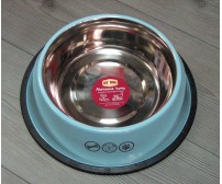 13112 Metal bowl with rubber edge, design - 1800ml