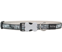 Collar Bandana Silver Medium 18mm / 30-45cm