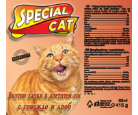 Special Cat 415g - beef and liver