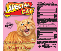 Special Cat 415g - rabbit and hearts