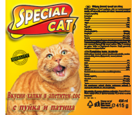 Special Cat 415g - turkey and duck