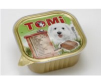 Tomi pate for dogs 300g -  wild